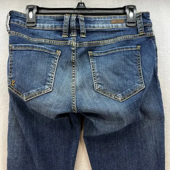 Kut from the Kloth Jeans Women's 6S Blue Toothpick Skinny Classic Minimalist - Picture 3 of 16